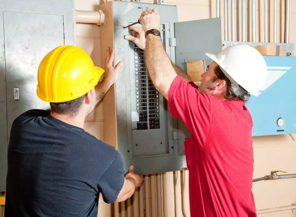 mat-doing-electrical-panel-install