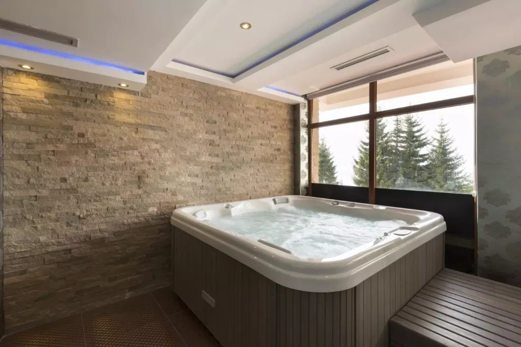 a hot tub installed in an Ottawa home