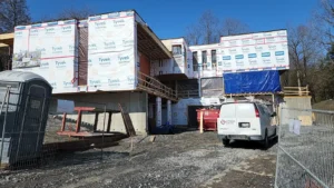 Ottawa Electric van at Rockcliffe custom home electrical new build