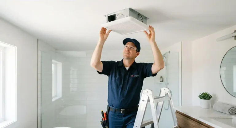 Bathroom Fan Installation in Ottawa DIY or Call an Electrician Guide